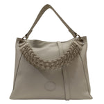 M Brc Borsa a Spalla Ghiaccio Argento Linea Obo Big da Donna