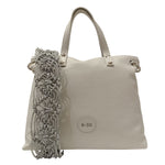 M Brc Borsa a Mano Ghiaccio Linea Crochet con Tracolla da Donna