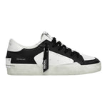 Crime London Sneakers Sk8 Deluxe Bianco Nero da Uomo