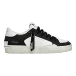 Crime London Sneakers SKATE Bianco Nero da Uomo