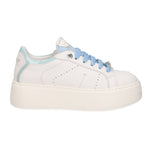Janet&Janet Sneakers Platform Bianca Celeste da Donna