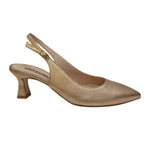 Melluso Chanelle Donna in Pelle Laminata Nude con Tacco Basso 60mm