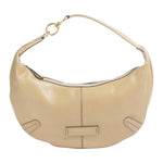 The Bridge Mezzaluna Burro Linea Flavia in Pelle da Donna