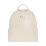 By Byblos Zaino Donna in Ecopelle Avorio con Logo