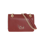 By Byblos Borsa a Tracolla Donna in Ecopelle Bordeaux con Catena Dorata