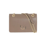 By Byblos Borsa a Tracolla Donna in Ecopelle Tortora con Catena Dorata