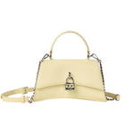 Gaelle Borsa a Mano Donna in Ecopelle Gialla con Tracolla a Catena