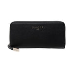 Gaelle Portafoglio Donna in Ecopelle Nero con Logo Argento