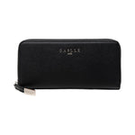 Gaelle Portafoglio Donna in Ecopelle Nero con Logo Argento