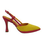 Scarpeborseonline Chanelle Gialla Fucsia con Plateau t.10 da Donna