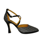 Scarpeborseonline Chanelle Nero Multi con Strass e Plateau t.9 da Donna