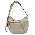 Nannini Firenze Borsa a Spalla Bice Donna in Pelle Bianca con Tascone Frontale