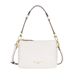 Nannini Firenze Borsa a Tracolla Bice Donna in Pelle Bianca con Manico