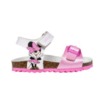 Geox Sandalo Bianco Fucsia con Stampa Minnie da Bambina
