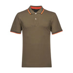 Geox Polo Piquet Verde a Manica Corta da Uomo