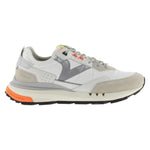 Victoria Sneakers Bianca in Camoscio e Tessuto da Uomo