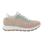 Igi&Co Sneakers Rosa Beige in Camoscio e Tessuto da Donna