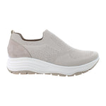 Enval Soft Slip On Beige in Tessuto con Zeppa da Donna