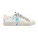 Crime London Bianca Oro Sk8 Deluxe Baby Shine da Donna