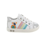 Primigi Sneakers Bianca con Lacci e Cerniera da Bambina