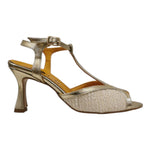 Scarpeborseonline Spuntata Beige Oro t.8 da Donna