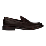 Exton College Uomo in Pelle Liscia Marrone con Mascherina