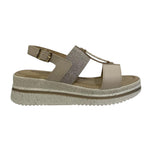 Valleverde Sandalo Beige con Fascia Elastica da Donna