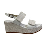 Valleverde Sandalo Ghiaccio con Doppio Strappo e Zeppa da Donna