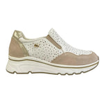 Valleverde Slip On Bianco Traforato con Cerniera da Donna
