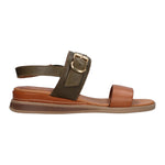 Valleverde Sandalo Verde Cuoio in Pelle da Donna