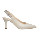Nero Giardini Chanelle Beige con Cinturino Elasticizzato t.8 da Donna