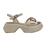 Luciano Barachini Sandalo Beige con Zeppa da Donna
