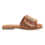 Refresh Ciabatta Bassa Camel con Maxi Fibbia da Donna
