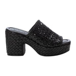 Carmela Scalzato Nero in Pelle Intrecciata t.9 da Donna