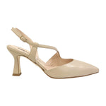 Melluso Chanelle Donna in Pelle Beige con Tacco a Rocchetto 80mm