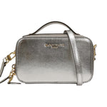 Nannini Firenze Borsa a Mano Keira Donna in Pelle Argento con Tracolla