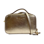 Nannini Firenze Borsa a Mano Keira Donna in Pelle Oro con Tracolla