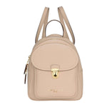 Nannini Firenze Zaino Keira Donna in Pelle Beige con Tasca con Pattina