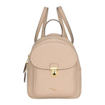 Nannini Firenze Zaino Keira Donna in Pelle Beige con Tasca con Pattina