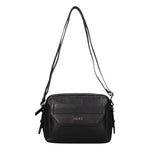 4US Tracolla Nera con Tasca Frontale da Donna