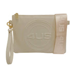 4US Pochette Beige con Tracolla e Polsino da Donna
