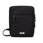 4US Borsello Nero in Tessuto da Uomo