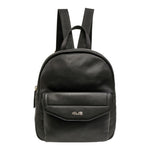 4US Zaino Nero in Pelle da Donna