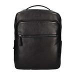 4US Zaino Nero in Pelle da Uomo