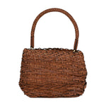 Gianni Conti Borsa a Mano Cuoio Intrecciata Linea Guia con Tracolla da Donna