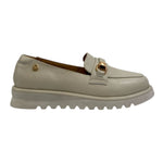 Melluso Mocassino Donna in Pelle Vaniglia con Morsetto