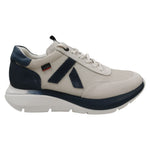 Callaghan Sneakers Uomo in Camoscio e Tessuto Avorio Blu