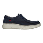Callaghan Allacciato Blu in Nabuck da Uomo