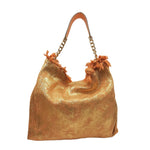 M Brc Sacca Albicocca in Tessuto Linea Bikini con Pochette da Donna