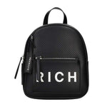 John Richmond Zaino Nero Bianco Traforato da Donna